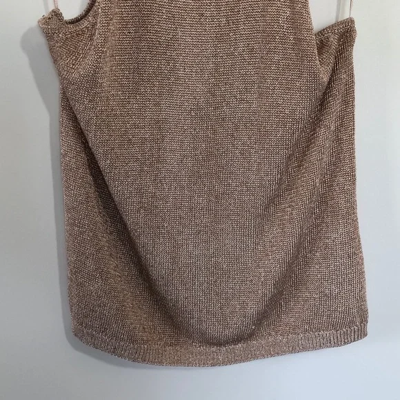 NWT Guess Metallic turtle neck sweater Pink XL - Picture 5 of 14